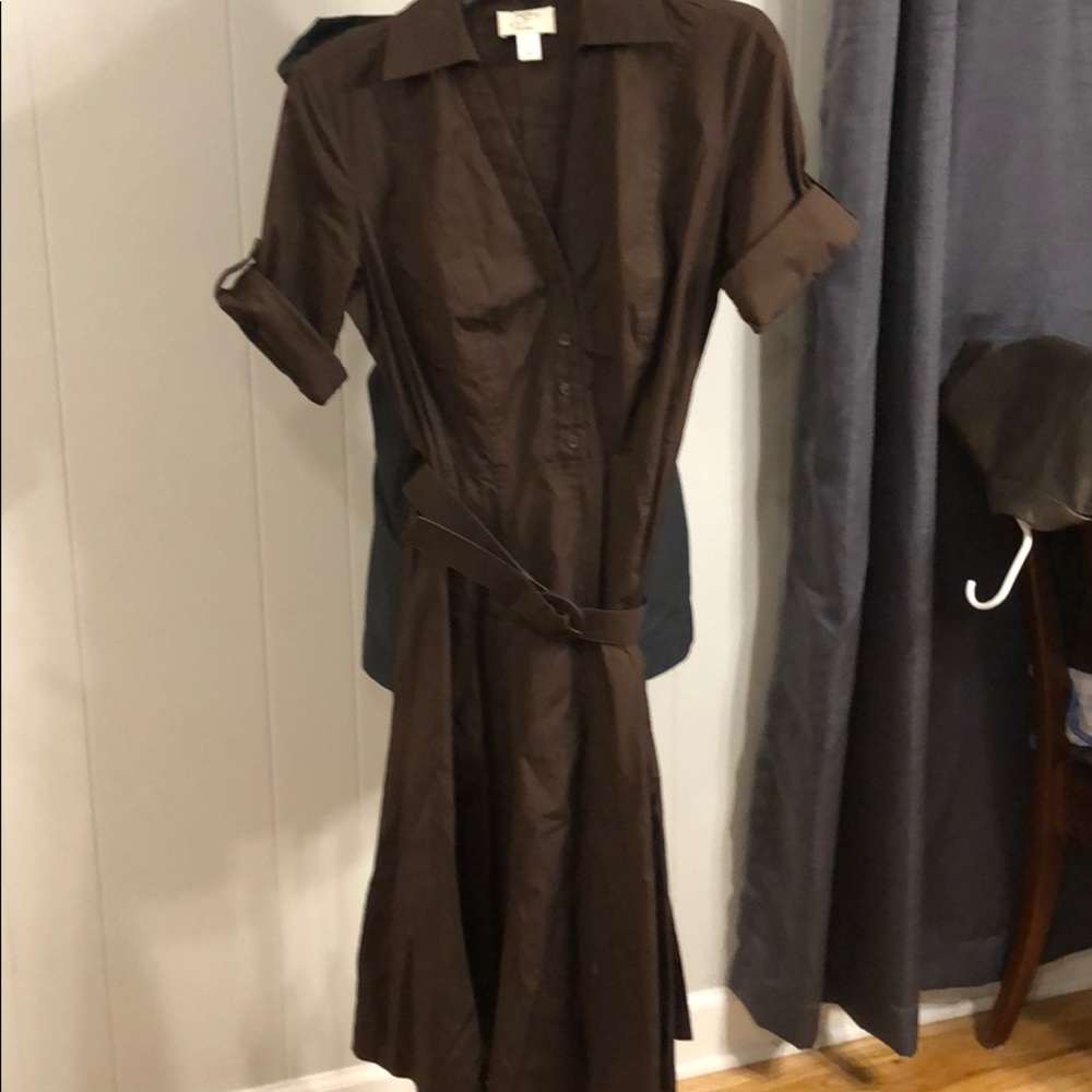 Ann Taylor Loft Coffee Dress